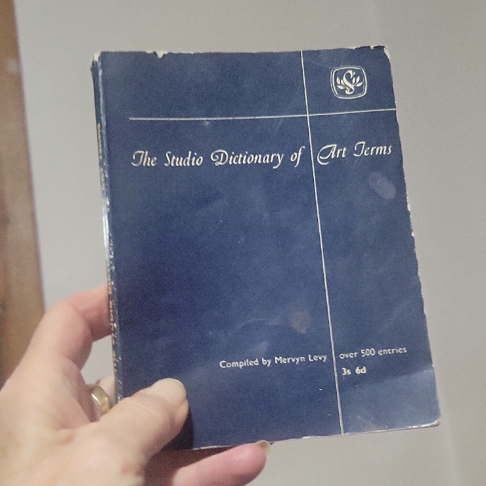The Studio Dictionary of Art Terms Book~ 1961